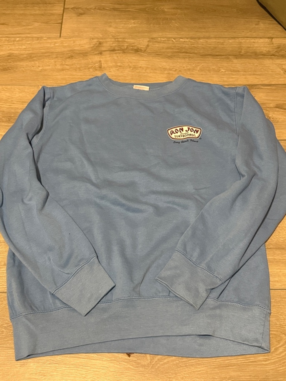 Ron Jon Light Blue Crewneck Sweatshirt for Men